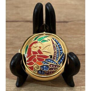 ESTEE LAUDER TROPICAL MOSAICS COMPACT COLLECTION PARROT LUCIDITY POWDER
